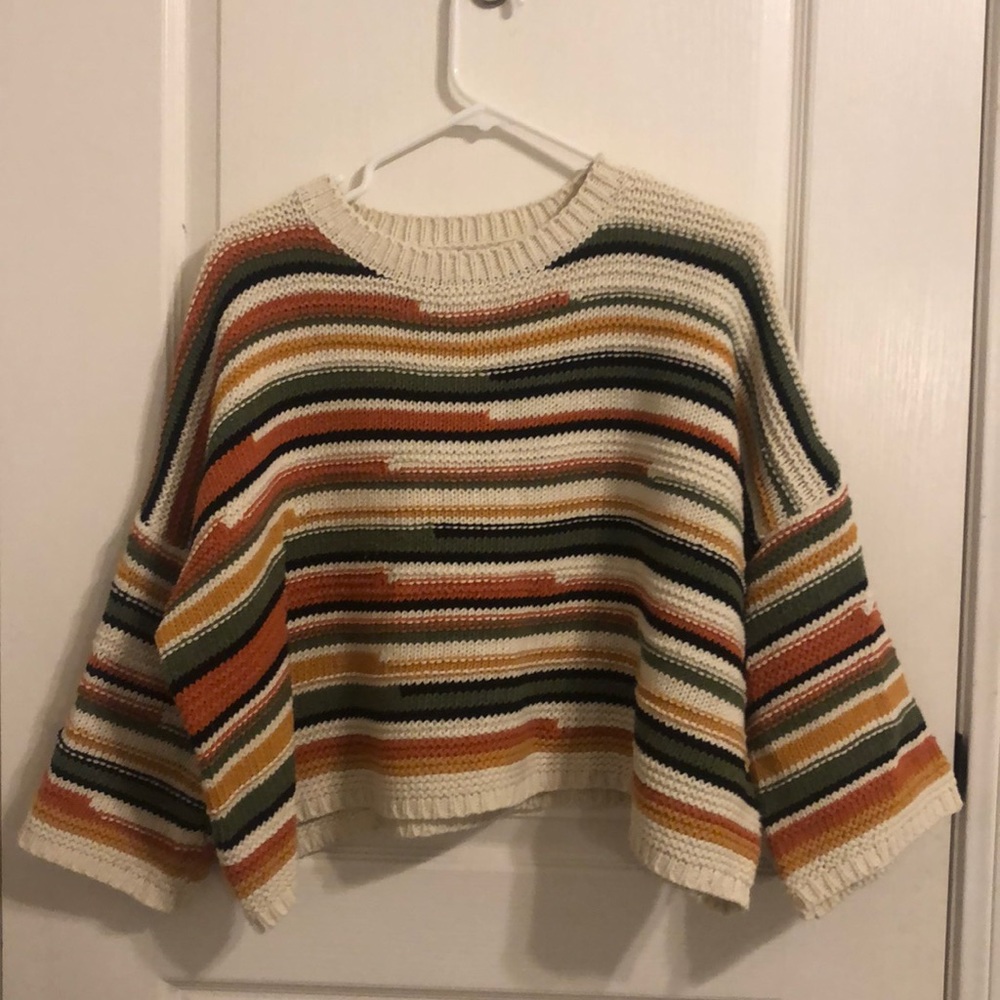 Cropped Fall Sweater